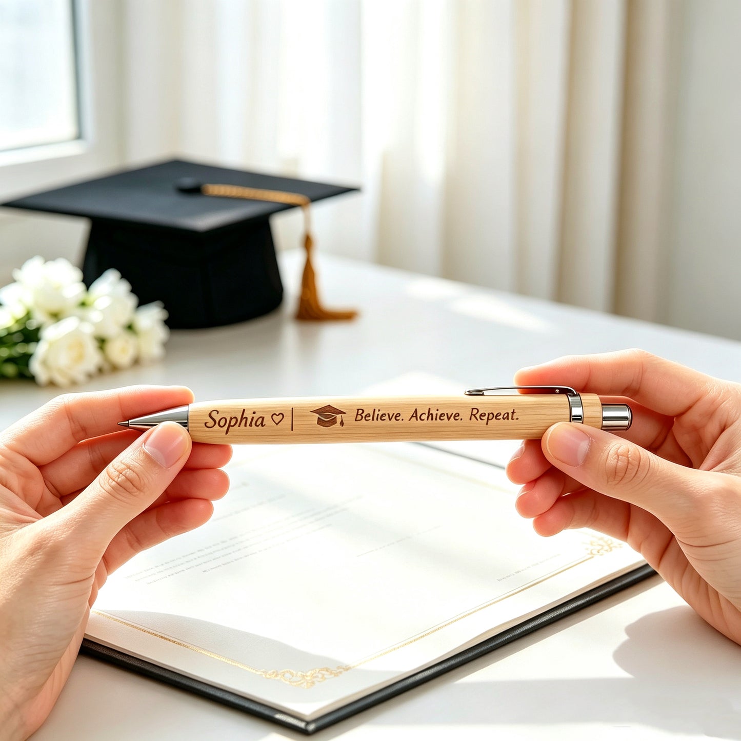 Custom Name Wooden Ballpoint Pen, Graduation Gift🔥(Buy 2 Save $5,Buy 3 Save $8)🔥