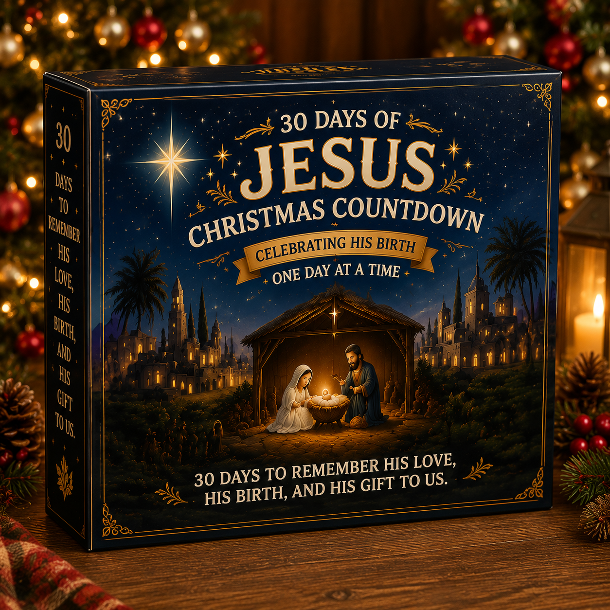30 Days of Jesus: Christmas Countdown Advent Calendar ⭐