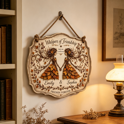 Personalized Whispers of Friendship Name Sign