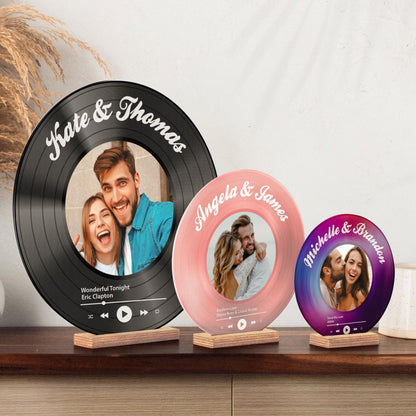 Personalized Vinyl Record with Photo