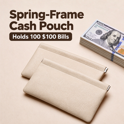 Personalized 3D Floral & Nature Spring-Frame Wallet – Custom Name