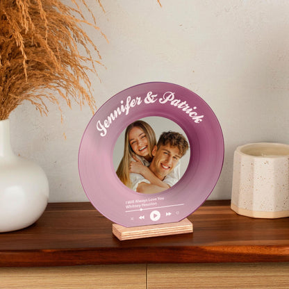 Personalized Vinyl Record with Photo