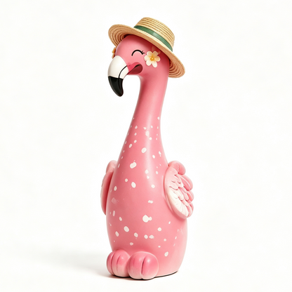 🦩Cute Flamingo Decorative Vase 🌸 5 Styles Resin Figurine Vase Tabletop Centerpiece Indoor Home Shelf Decor Gift