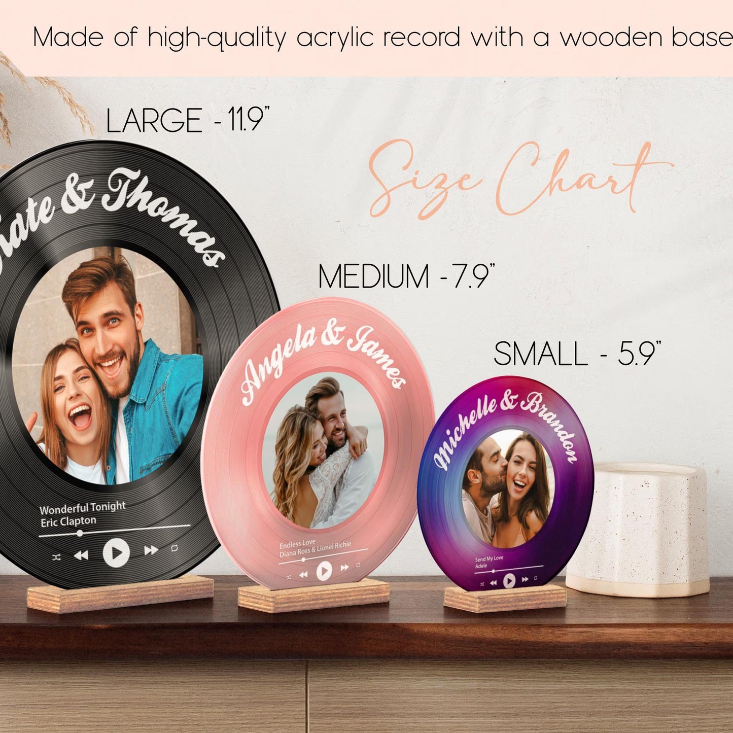 Personalized Vinyl Record with Photo