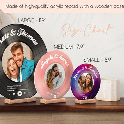 Personalized Vinyl Record with Photo