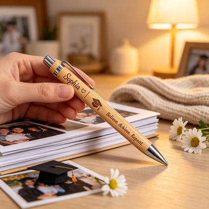 Custom Name Wooden Ballpoint Pen,  Graduation Gift🔥（Buy 2 Save $5，Buy 3 Save $8）🔥