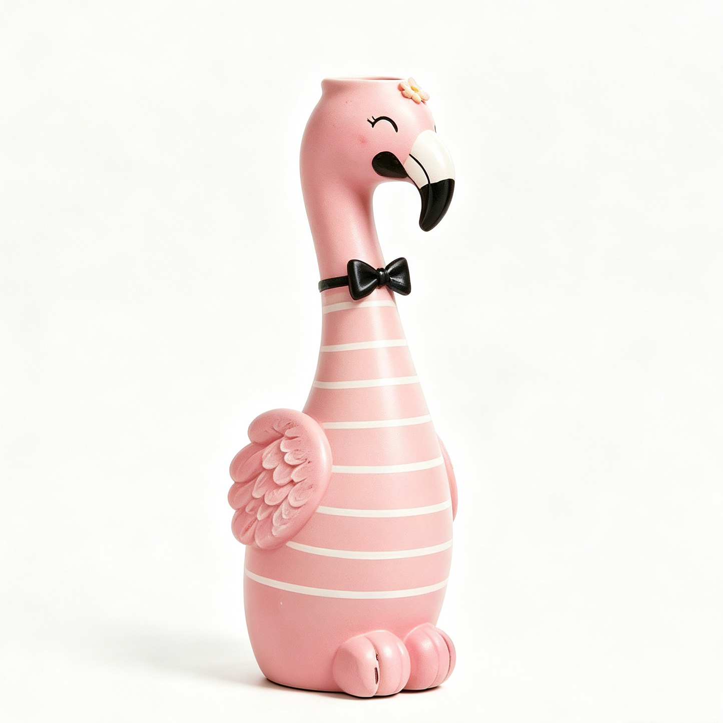 🦩Cute Flamingo Decorative Vase 🌸 5 Styles Resin Figurine Vase Tabletop Centerpiece Indoor Home Shelf Decor Gift