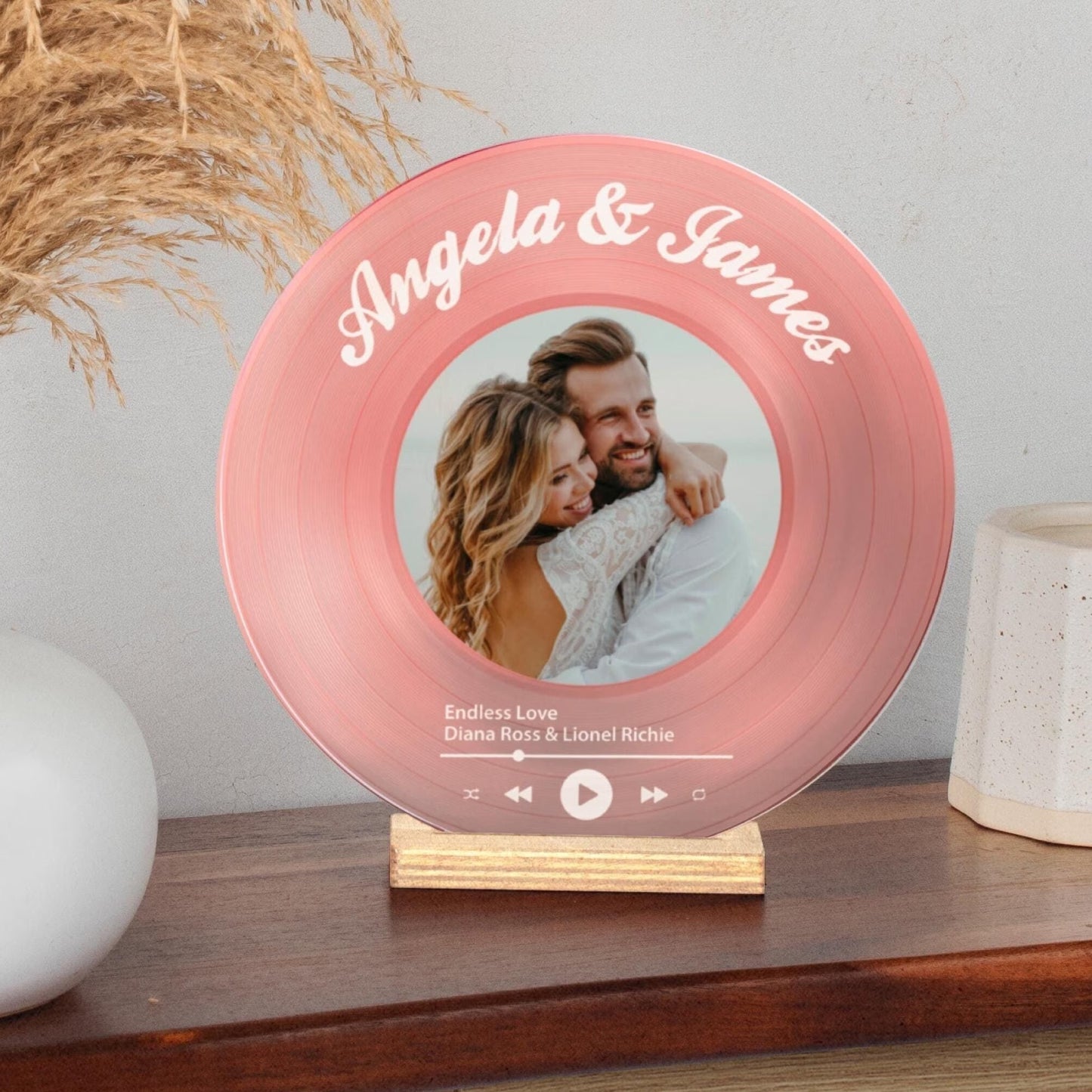 Personalized Vinyl Record with Photo
