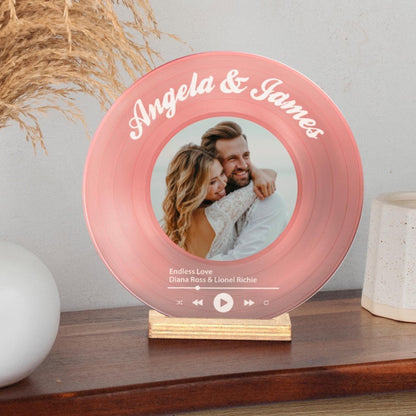 Personalized Vinyl Record with Photo