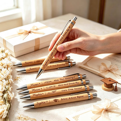 Custom Name Wooden Ballpoint Pen,  Graduation Gift🔥（Buy 2 Save $5，Buy 3 Save $8）🔥