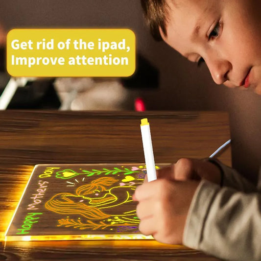 🎁Creative Rewritable Acrylic LED Message Board 🎨