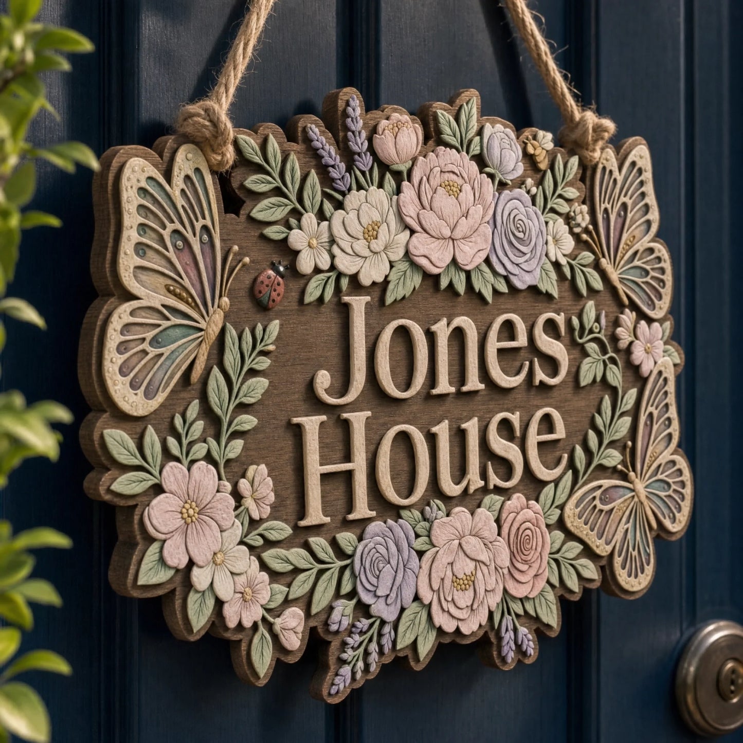 Door Sign Close-up Angle 2