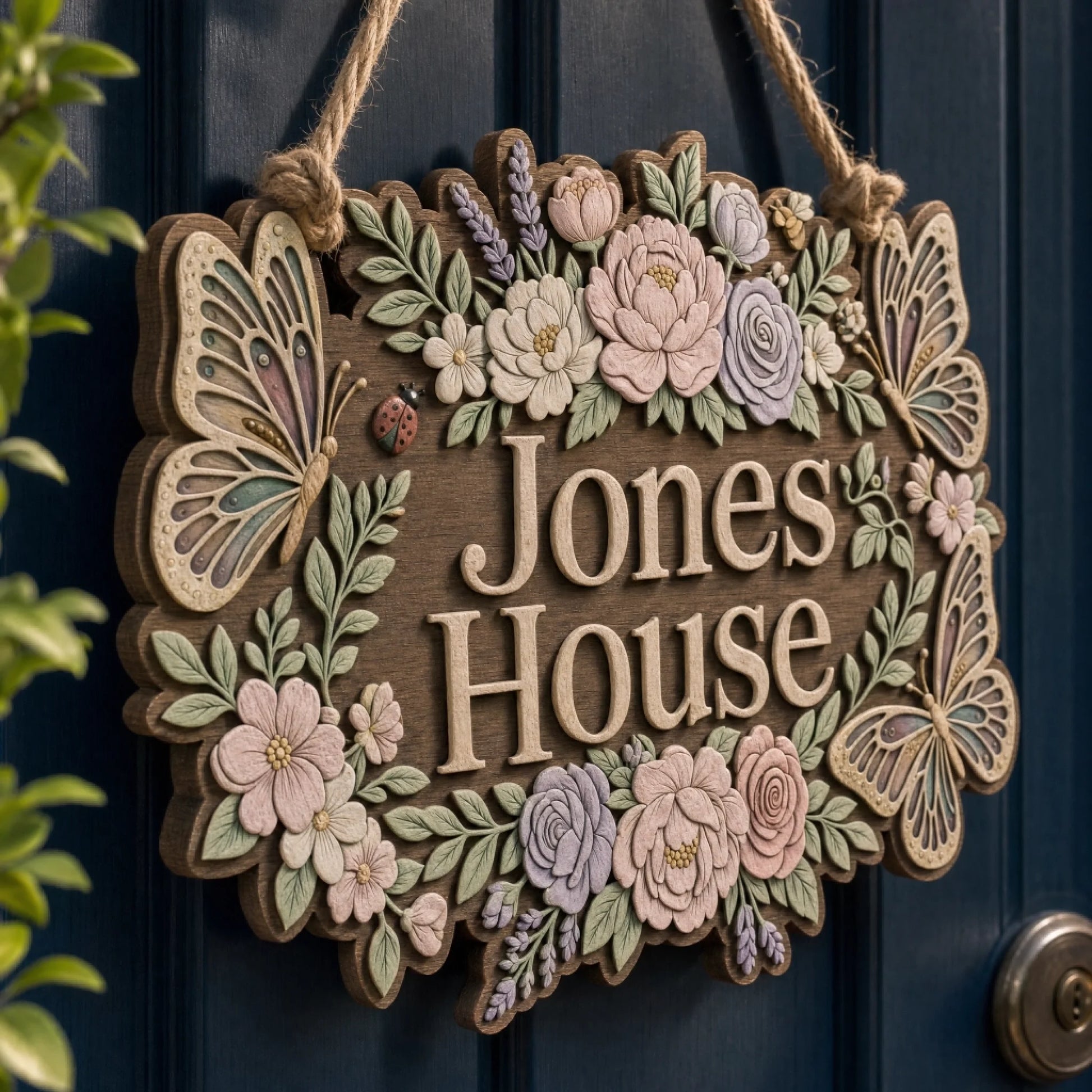 Door Sign Close-up Angle 2
