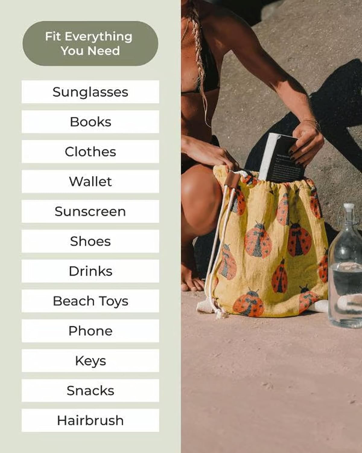 The Ultimate Beach Companion — Wearable Towel-Backpack Hybrid