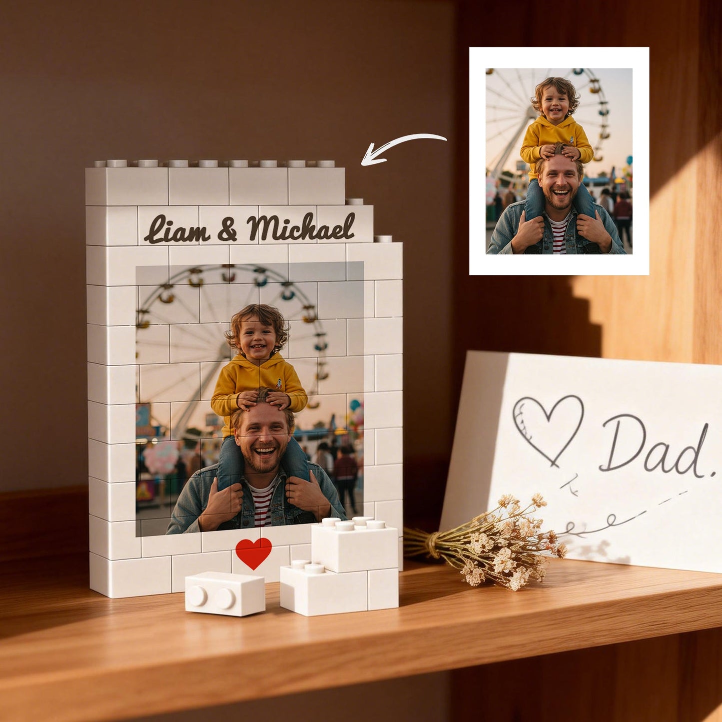 Custom Photo Brick Puzzle Frame