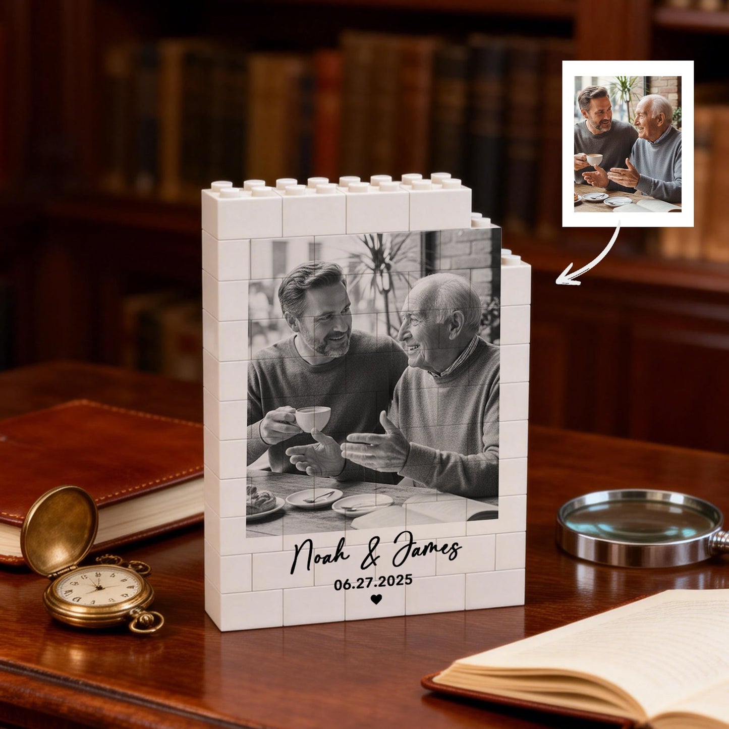 Custom Photo Brick Puzzle Frame