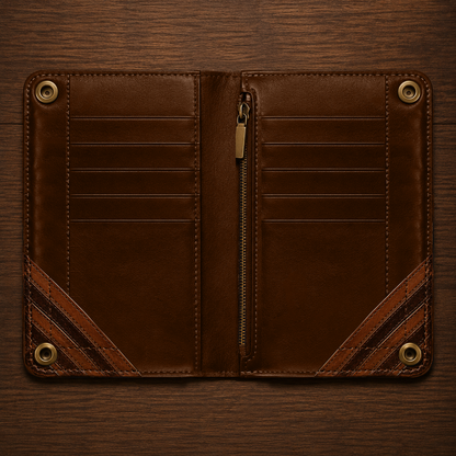✝️Custom Name Christian Leather Wallet 🦁 Personalized Bible Verse Wallet for Men