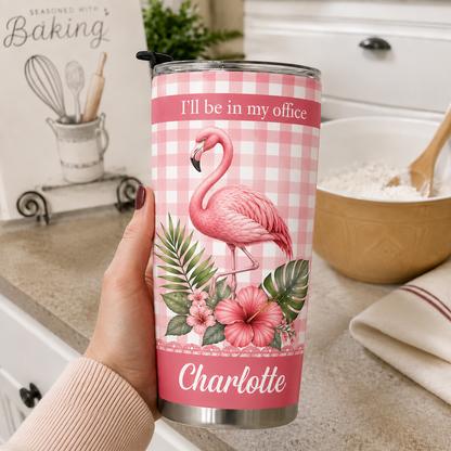 ☕Personalized Funny Office Tumbler | 4 Cute Animal Floral Styles