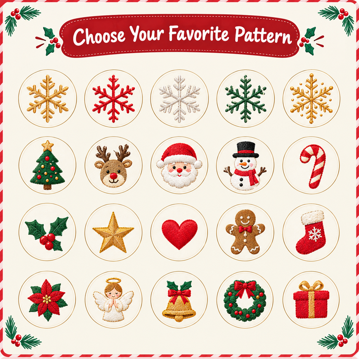 Personalized Striped Christmas Gift Sack, Custom Embroidered Name Santa Bag