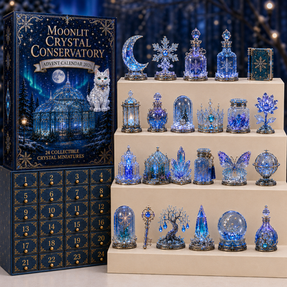 🌙✨24‑Day Moonlit Crystal Countdown Calendar