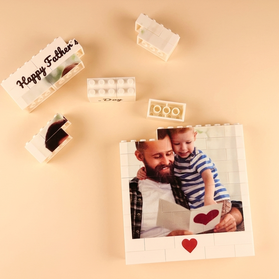 Custom Photo Brick Puzzle Frame