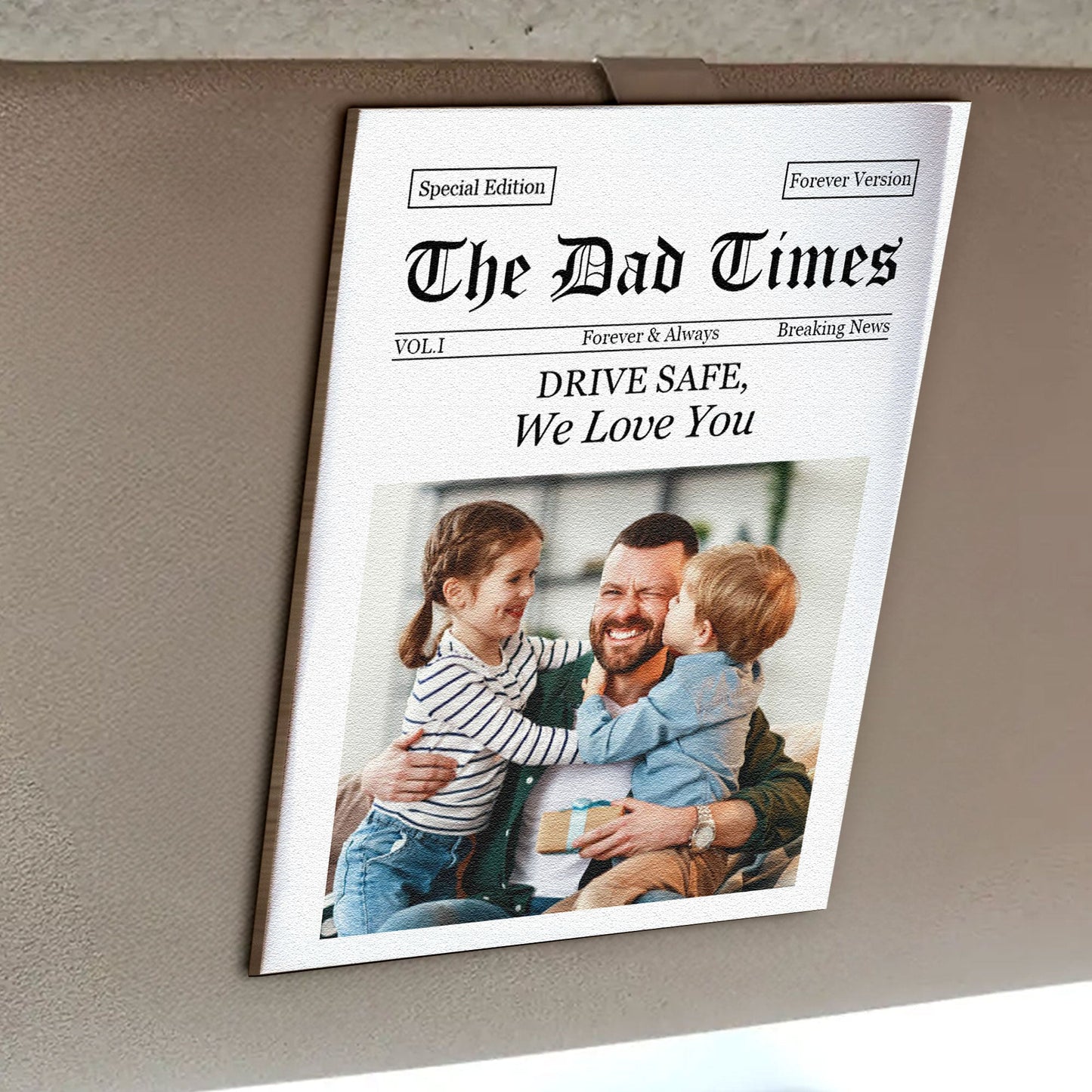 Personalized Car Visor Clip | Father's Day Gift for Dad