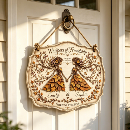 Personalized Whispers of Friendship Name Sign