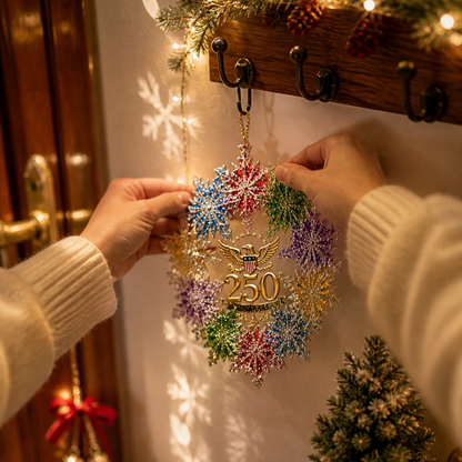 ✨ 250th Anniversary Crystal Christmas Ornament (2 Styles)