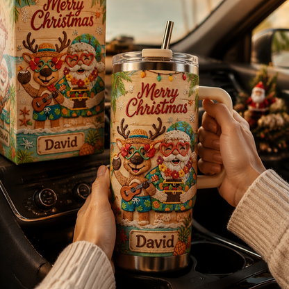 🎅 Personalized Christmas Santa Tumbler | 2 Design Styles Available